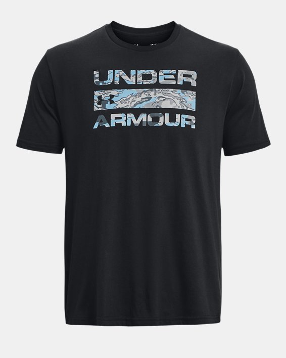 Men's UA Stacked Logo Fill T-Shirt, Black, pdpMainDesktop image number 4